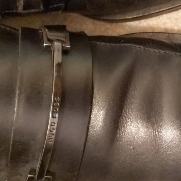 Hugo Boss Horse Bit Leather Loafers Shoes 6.5 main image 4
